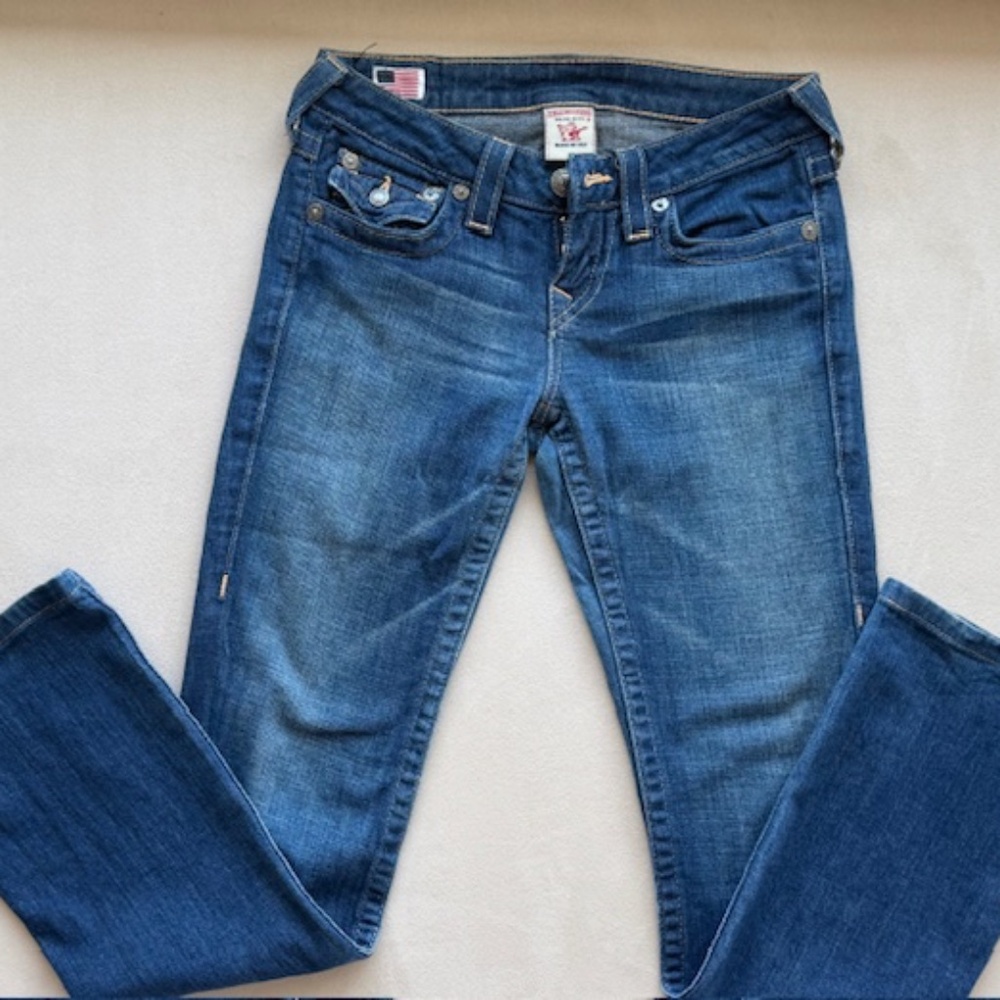 True Religion Jeans - Becky - Low Rise Jeans  - Straight Leg - Size 26